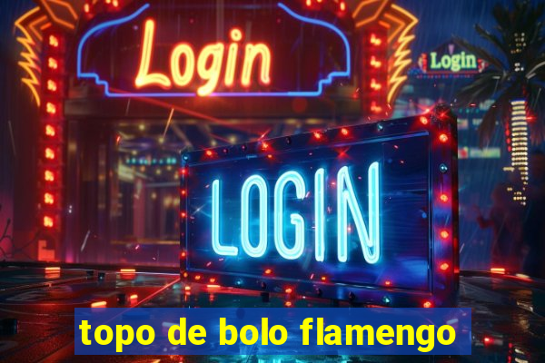 topo de bolo flamengo